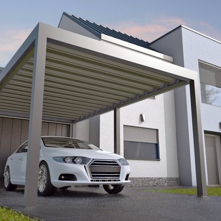 Inspirace Carport ARTOSI – hliníkový přístrešok pre autá
