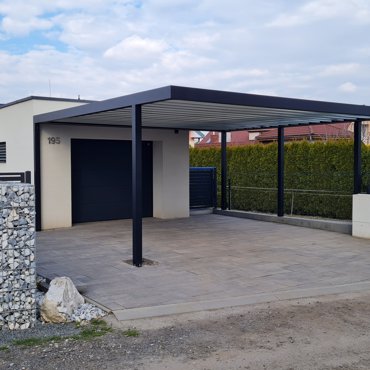 Inspirace Carport ARTOSI – hliníkový přístrešok pre autá
